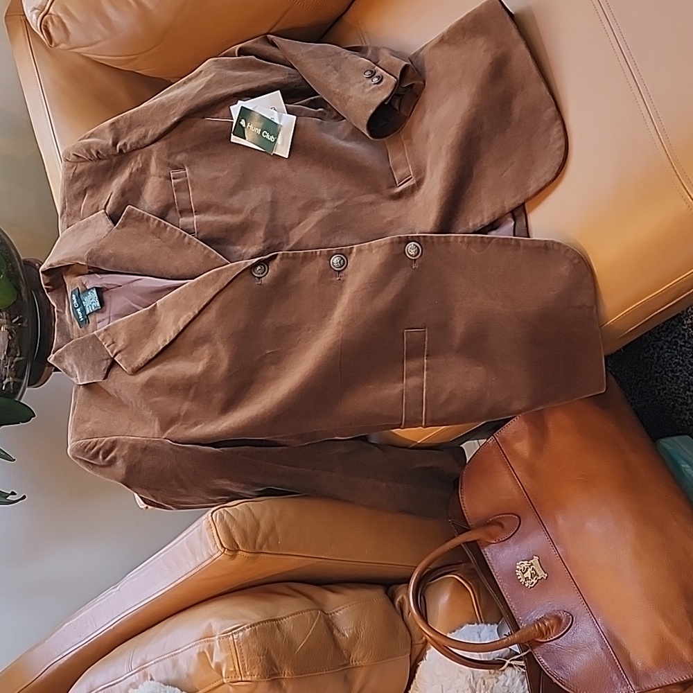 Brown Velvet Jacket